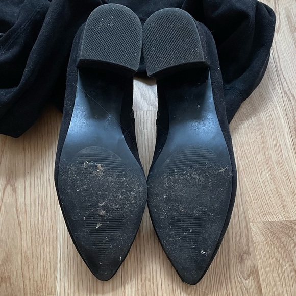 Steve Madden over the knee black boots - Picture 7 of 11